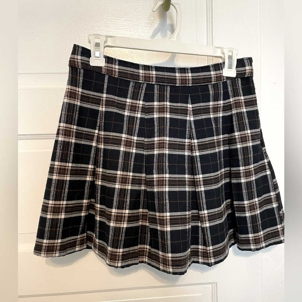 Holister High Rise Flannel Skirt